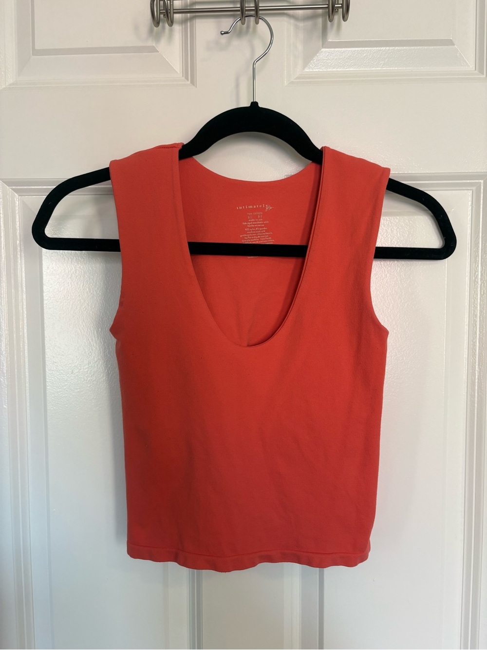 Free People Coral Tank with Scoop Neck